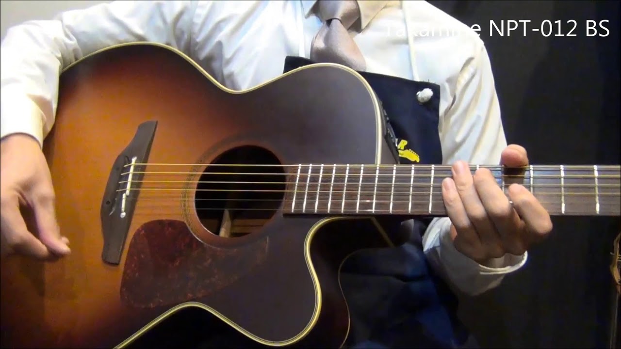 オットリーヤ動画】Takamine NPT-012 BS（1996年製） - YouTube