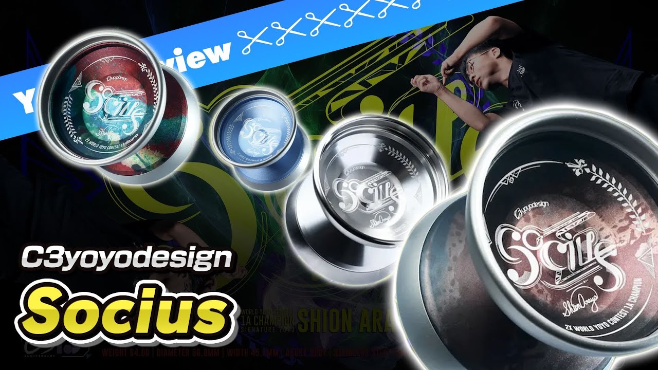 Yo-Yo Review] C3yoyodesign: Socius [by World Champion] #yoyo