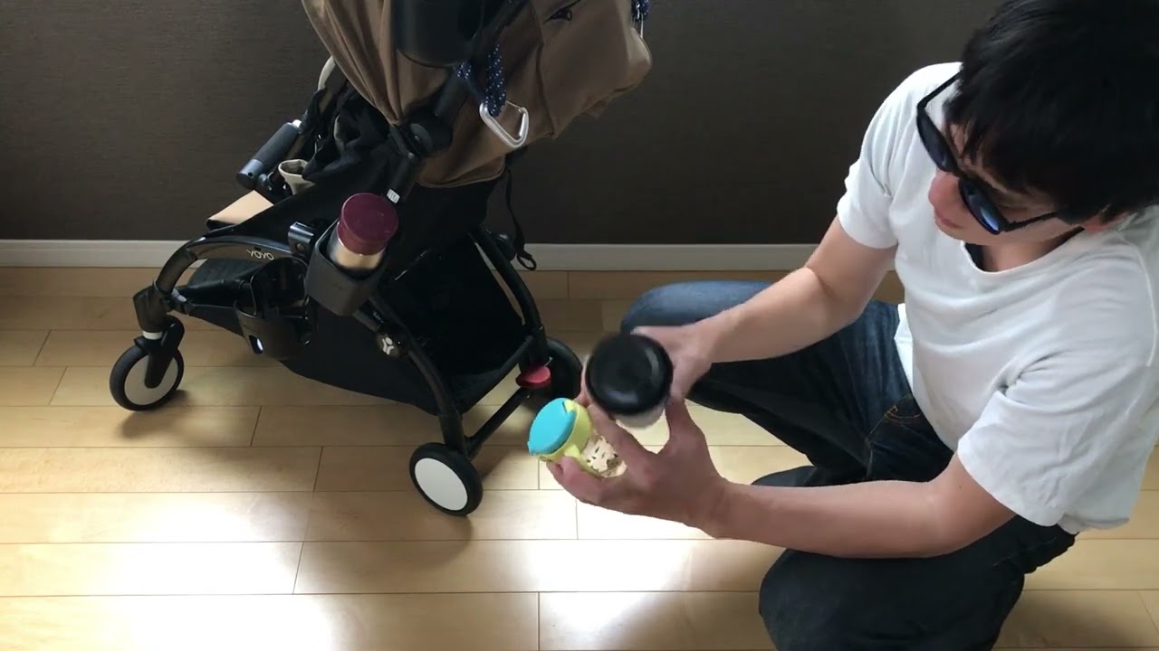 ベビーゼン ヨーヨー2に取り付けられるカップホルダー（非純正）の検証