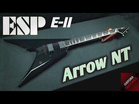 ESP E-II Arrow NT Black 2019 Made in Japan Neck Thru EMG 81 85