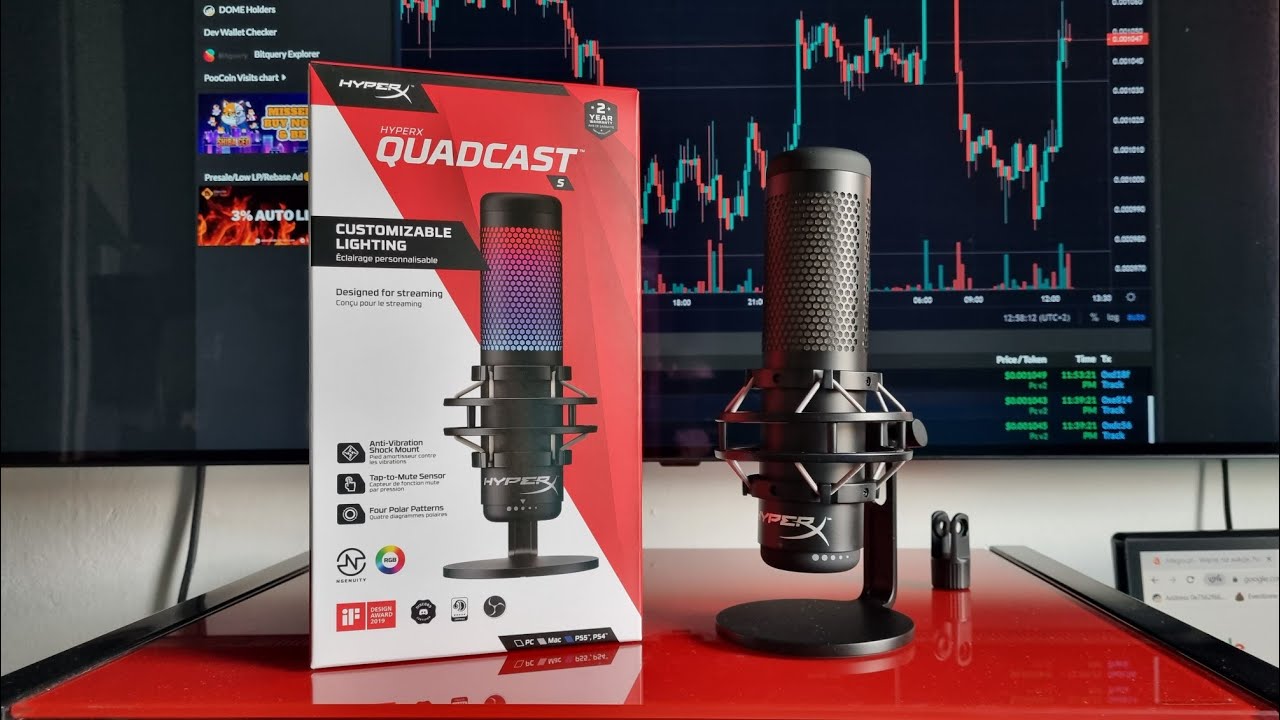 HyperX QuadCast S RGB HMIQ1S-XX-RG/G - YouTube