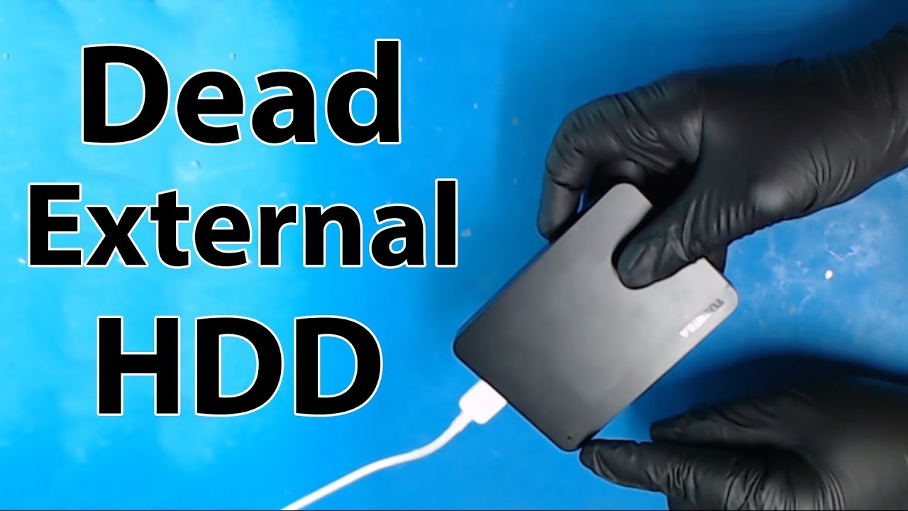 How to fix a Dead External hard drive HDD - toshiba hard drive