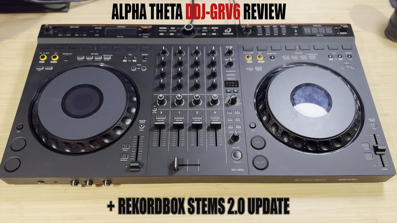 DDJ GRV6 Review + Walk Thru - New REKORDBOX STEMS!!! - YouTube