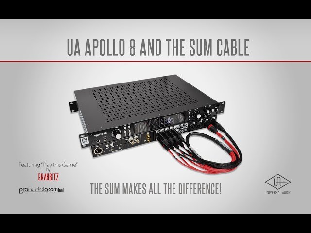 Universal Audio Apollo 8 & The SUM Cable | Pro Audio LA - YouTube