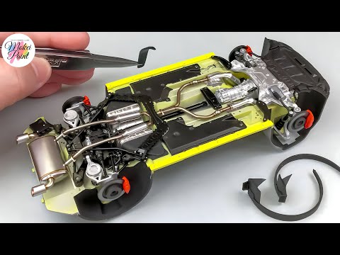 Tamiya Nissan Z 1/24 Scale Model Build “Chassis“ - YouTube
