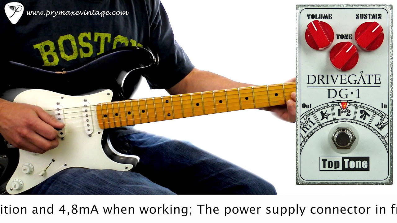 Top Tone Drive Gate DG-2 Fuzz - YouTube
