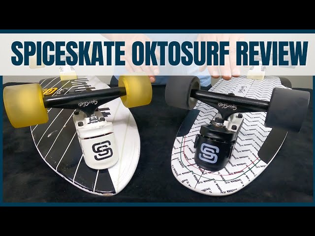 SpiceSkate OKTOSURF Surfskate Truck Review - YouTube