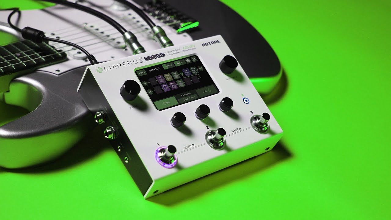 Hotone Ampero 2 Stomp Demo (feat. Ampero Switch, Ampero Control
