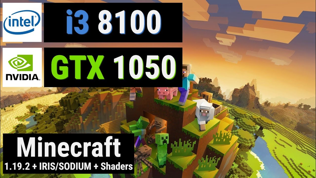 Core i3 8100 + GTX 1050 = MINECRAFT - YouTube