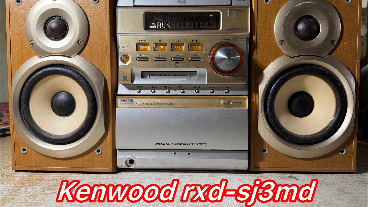 Kenwood RXD-SJ3MD large-sized Japanese mini stereo system, durable