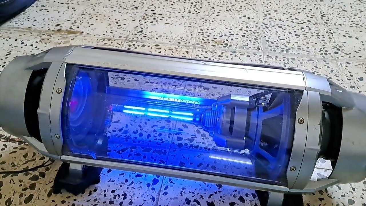 Kenwood subwoofer SW201X, with high to low filter sound test. Made