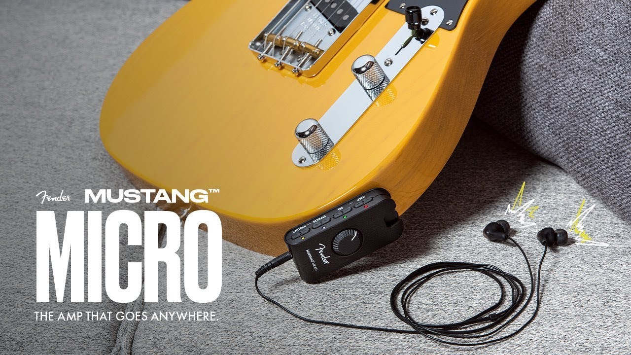 Mustang™ Micro | オールインワンの超小型パーソナルアンプ - FenderNews