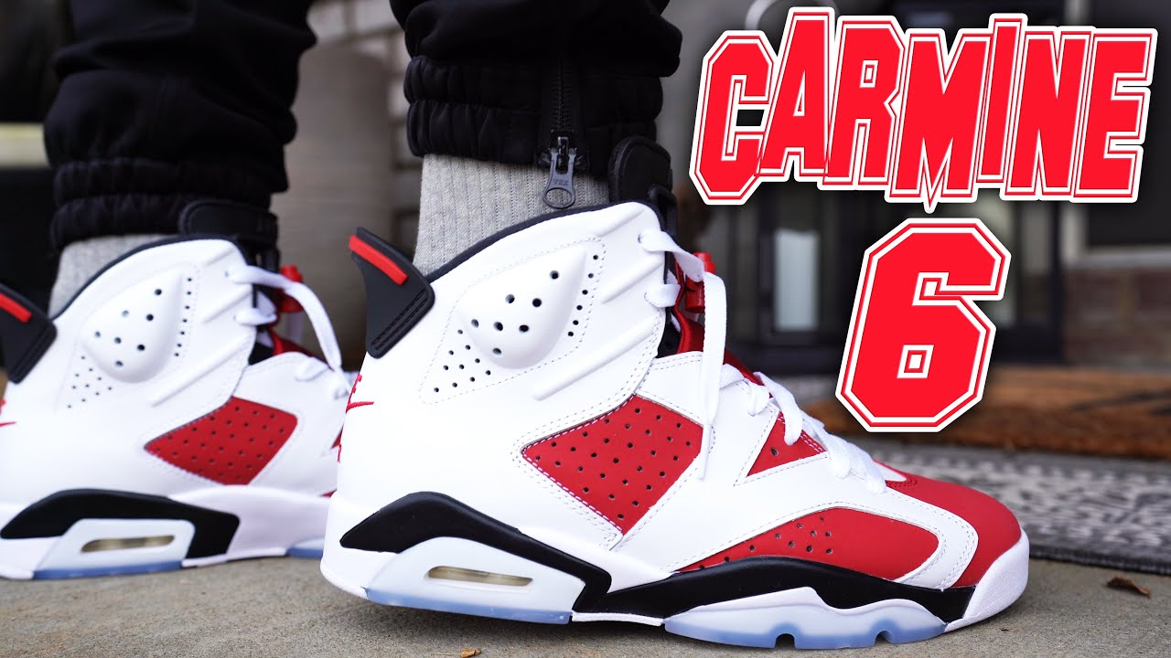COP OR NOT ?!? 2021 AIR JORDAN 6 CARMINE REVIEW AND ON FOOT IN 4K