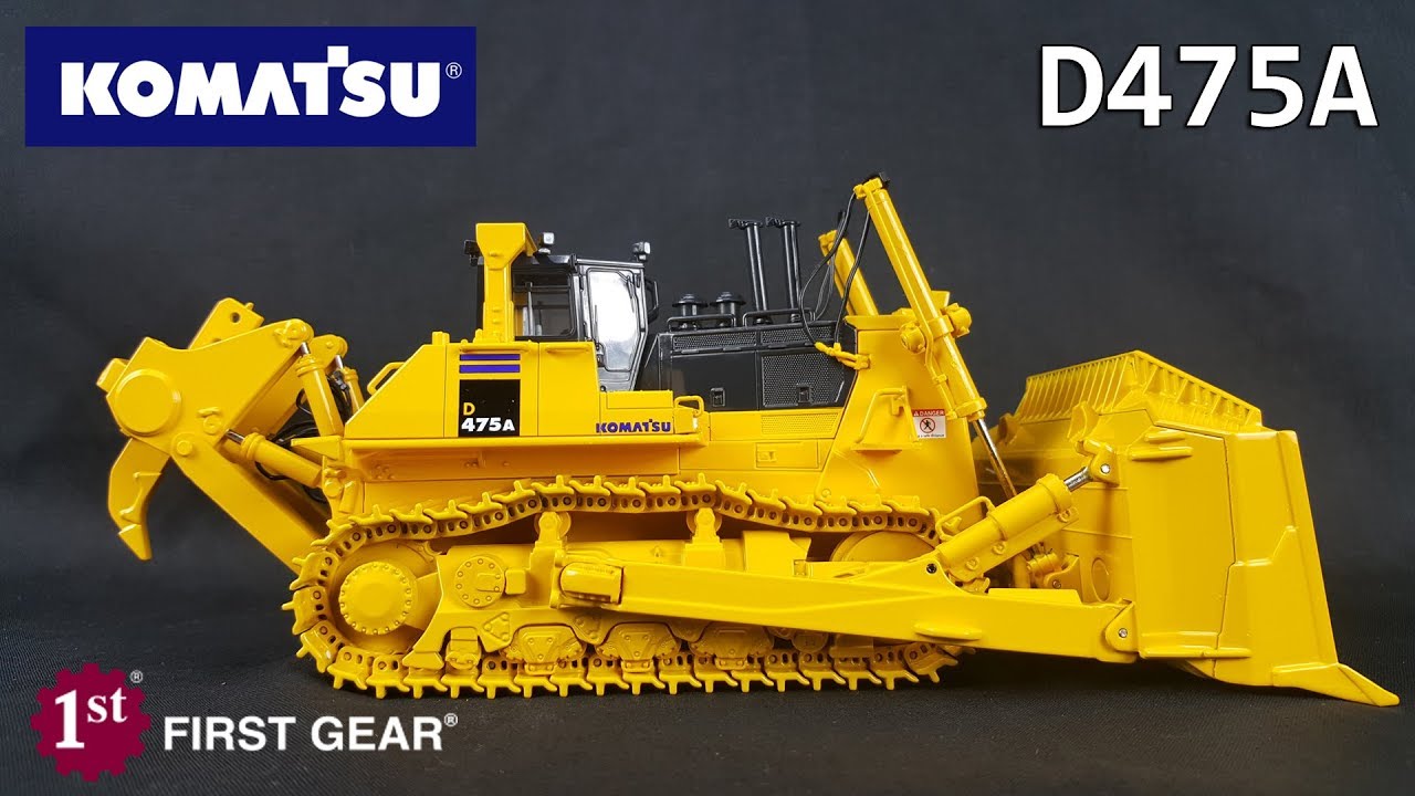 1/50 First Gear Komatsu D475A - unbox/review - YouTube