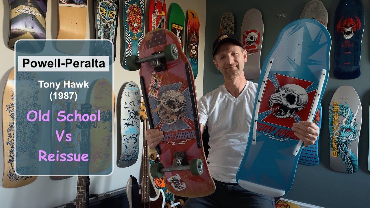 Powell-Peralta 1987 Tony Hawk OG vs Bones Brigade Series 9 Tony