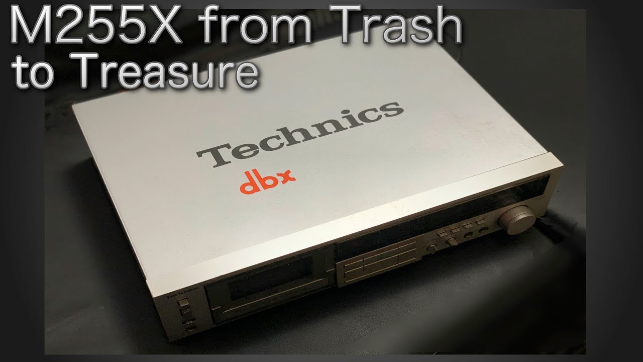 Technics M255X Restoration - from junk to top of the line! - YouTube