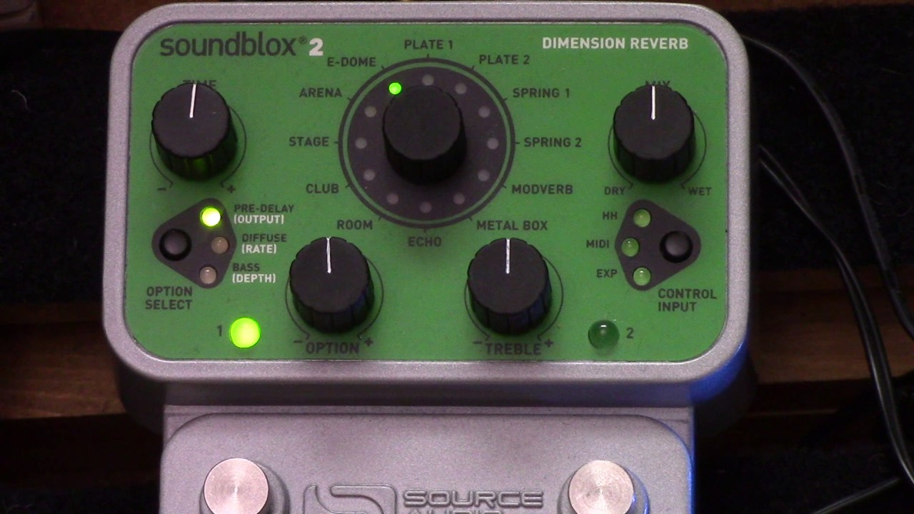 26 Minutes Of Reverb - Source Audio Soundblox Dimension Reverb