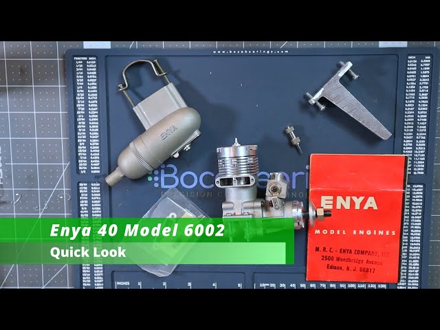 Enya 40 Model 6002 A Quick Look - YouTube
