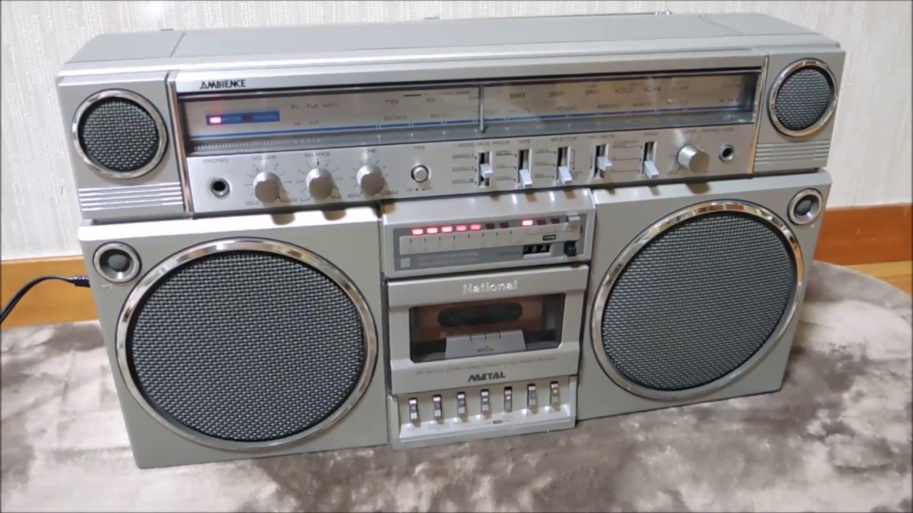 動作品｜Nationalナショナル ラジカセ RX-5150 昭和レトロラジオ