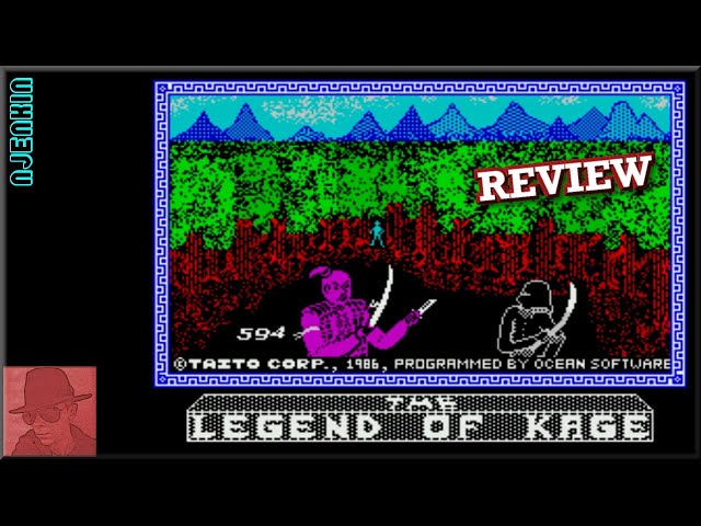 Legend of Kage - on the ZX Spectrum 48K !! with Commentary - YouTube