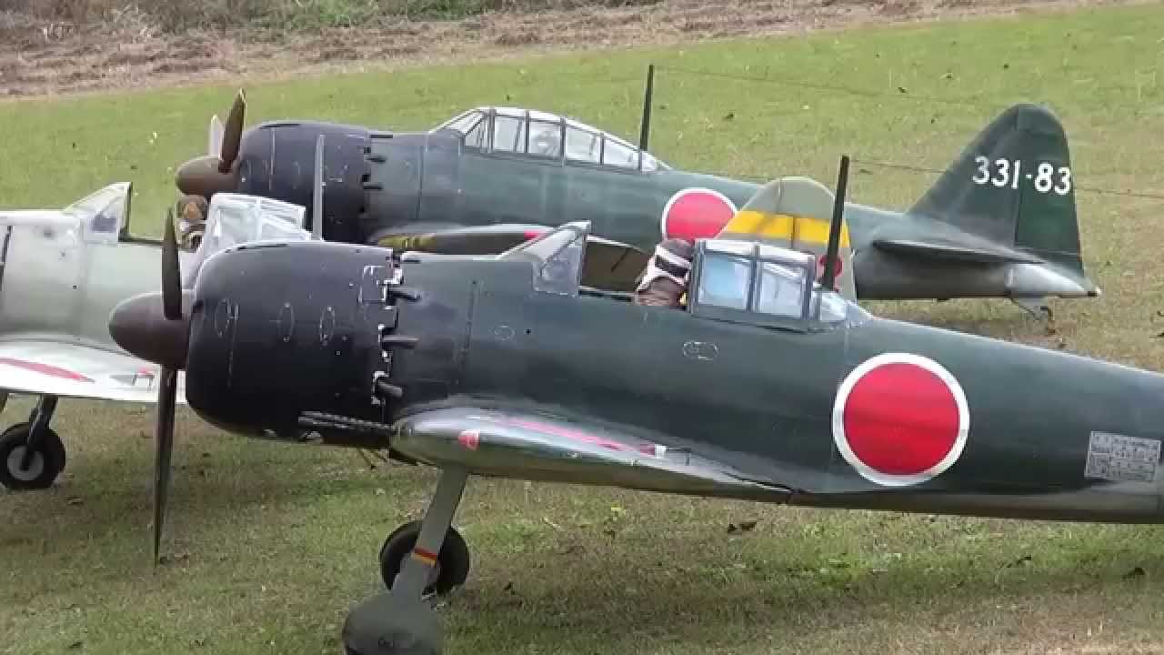 零戦ラジコン世界一凱旋フライト - YouTube
