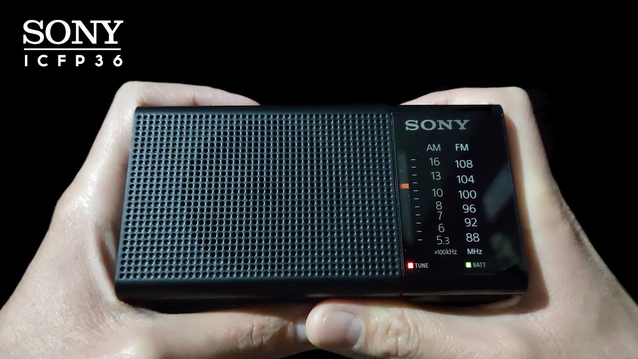 SONY ICF - P36 AM/FM RADIO | SONY Dual Band Radio | SONY ICF P36