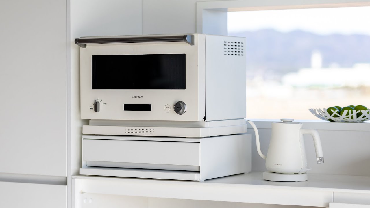 ツーウェイ キッチン家電下引き出し&スライドテーブル タワー - YouTube