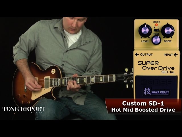 Boss Waza Craft SD-1W Super Overdrive - YouTube
