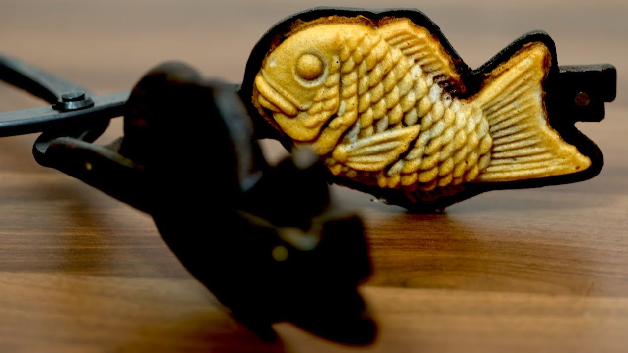 業務用で天然たい焼きに挑戦！Taiyaki. Japanese fish-shaped cake