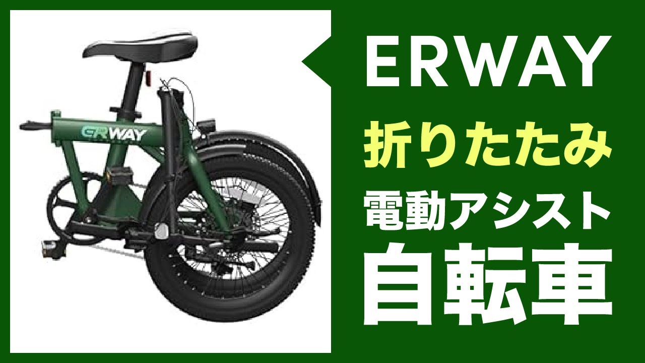 Review of the ERWAY folding electric assist bicycle! It's compact