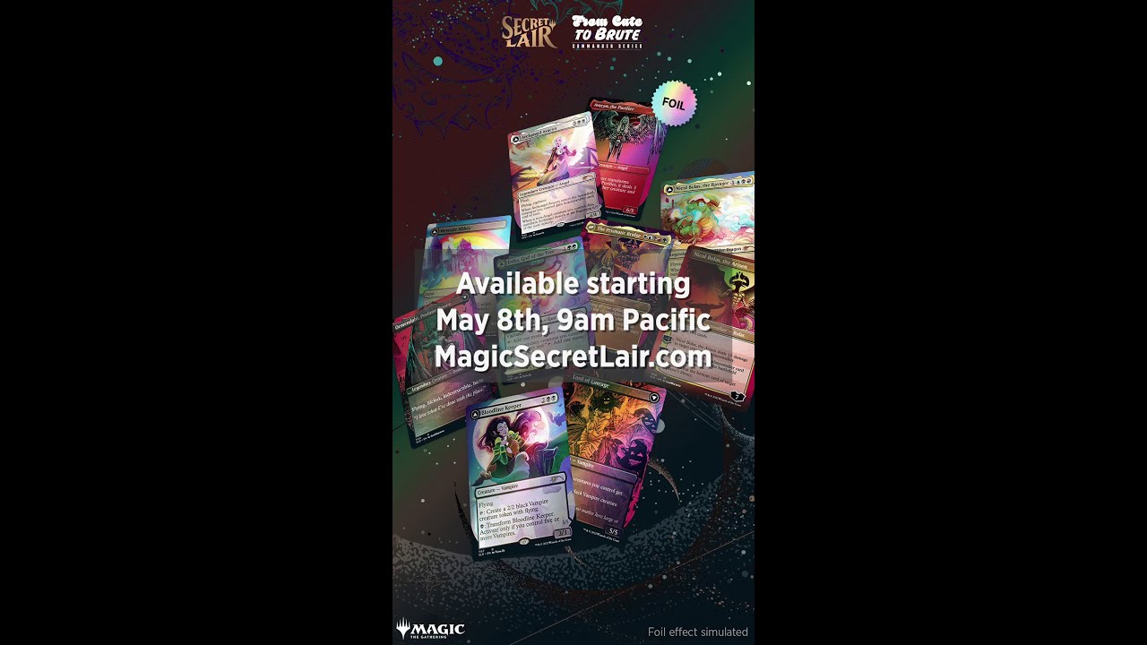 Unboxing Secret Lair's 'From Cute to Brute' - YouTube