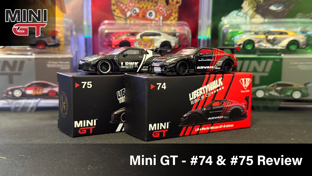 Mini GT - LB Works Nissan GT-R Advan #74 MGT00074 & LB Works