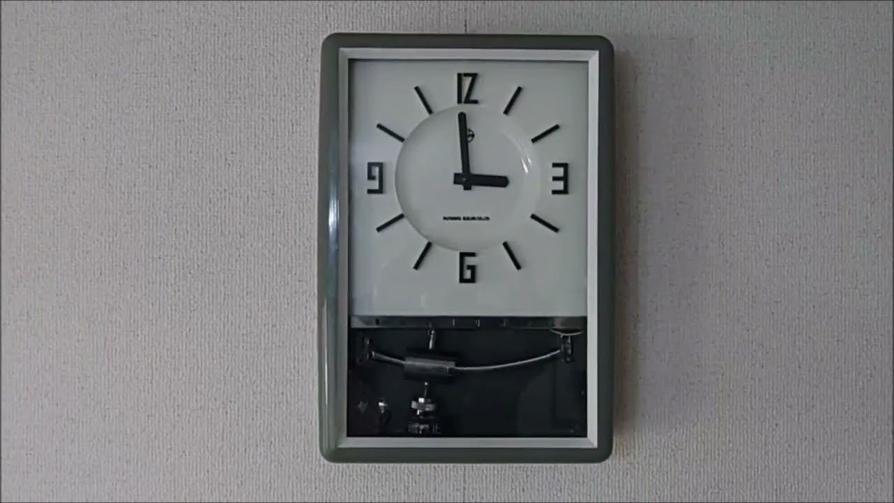 昭和レトロ ナショナル 振り子式 バッテリークロック トランジスター