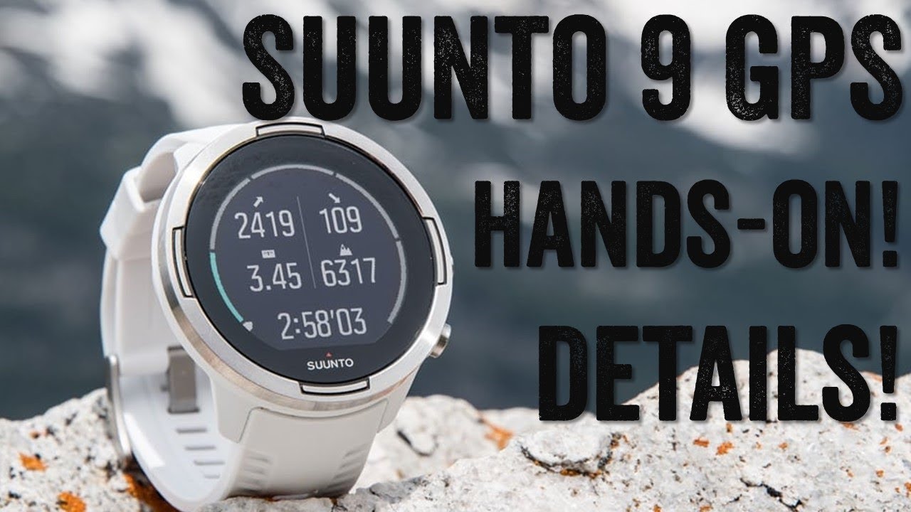 SUUNTO 9 GPS: Hands-on Details! - YouTube