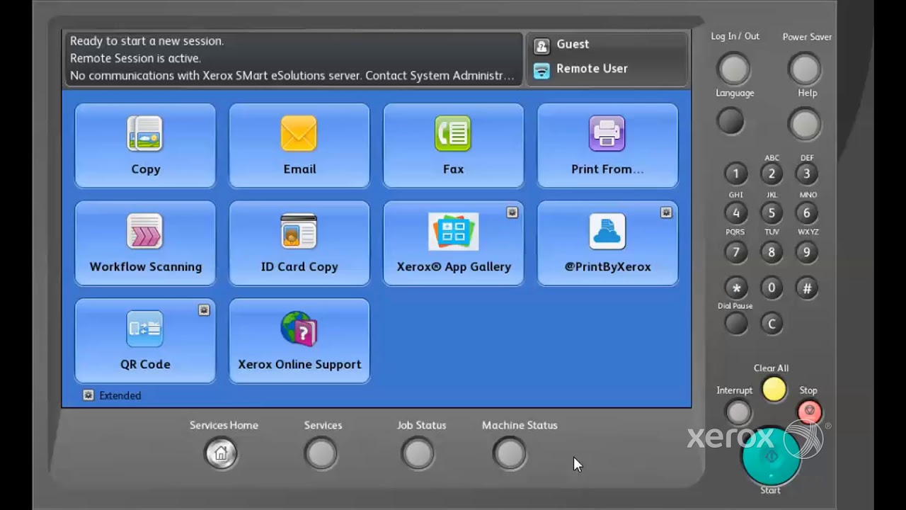 Xerox® WorkCentre® 5875 Family Locating the Serial Number on the