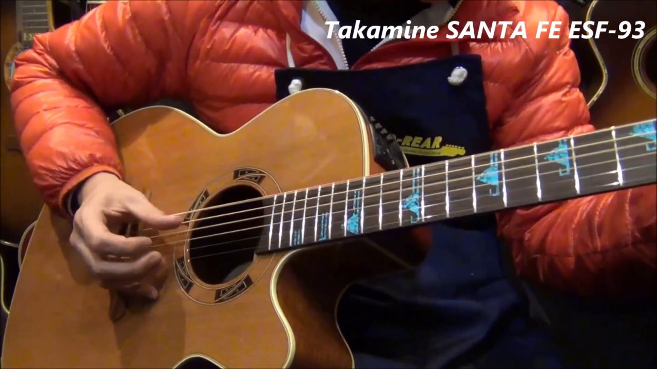オットリーヤ動画】Takamine SANTA FE ESF-93（1993年製） - YouTube