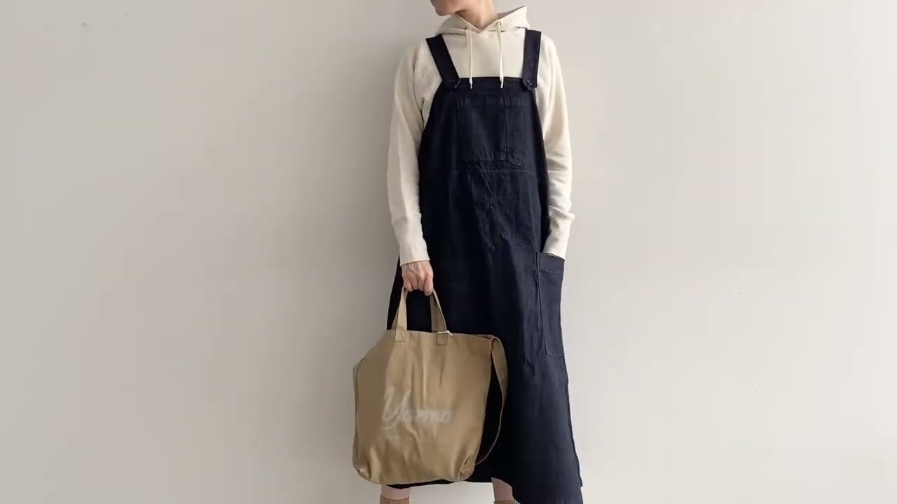 Anne number of 7 デニムサロペットスカート インディゴ by SARAHWEAR