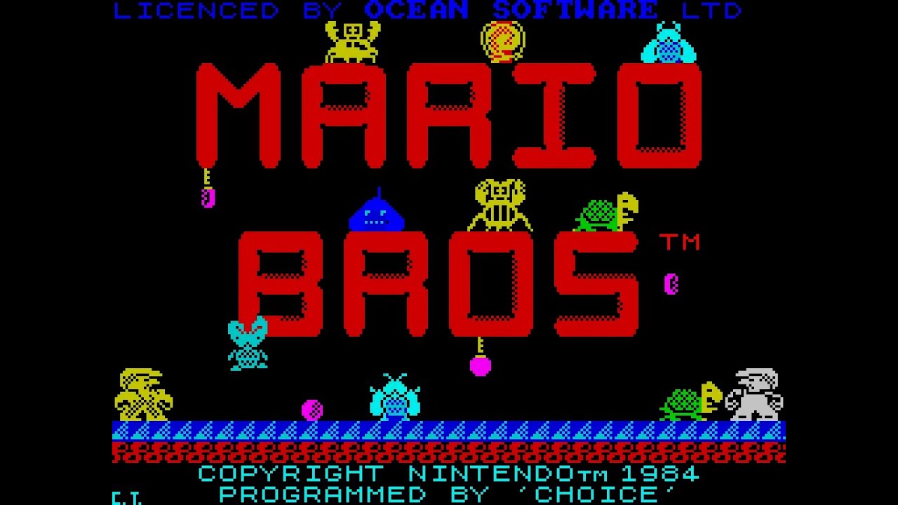 ZX Spectrum Longplay [255] Mario Bros. (EU) - YouTube