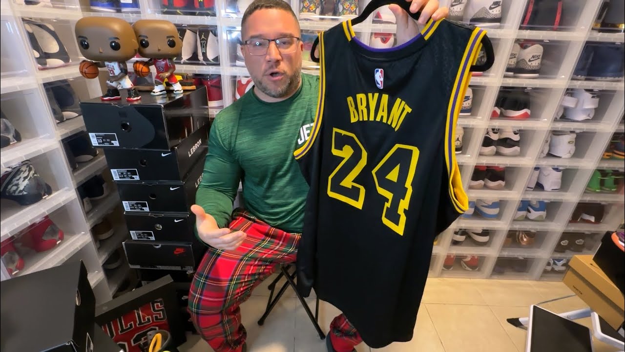 Kobe Bryant Nike “Gift of Mamba” Jersey City Edition Jersey - YouTube