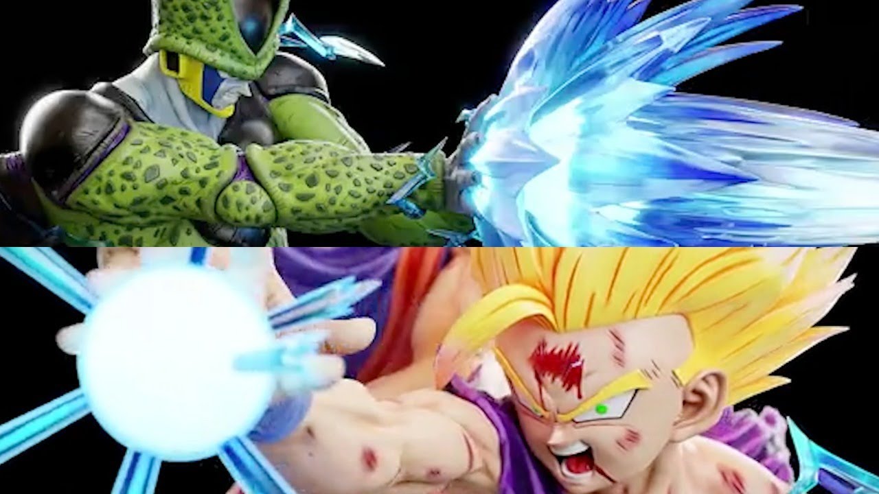 Goku and Gohan Father-Son Kamehameha vs Cell(悟空と悟飯 親子かめ