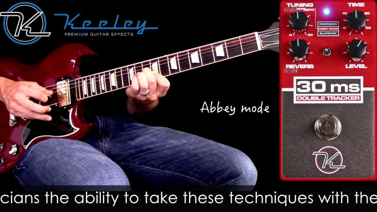 Keeley 30ms Automatic Double Tracker - Keeley Electronics Guitar