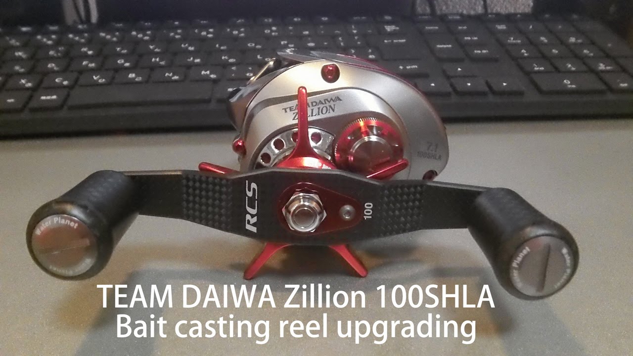 DAIWA TD ZILLION 100SHLA ベイトリールのカスタマイズ - YouTube