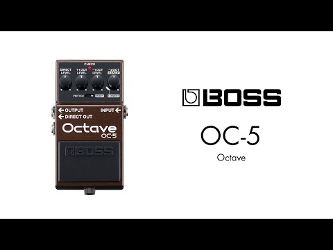 エフェクター 試奏動画】BOSS OC-5 Octave オクターバー - YouTube