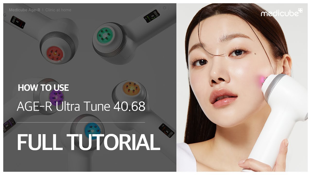 MEDICUBE] AGE-R Ultra Tune 40.68 Full Tutorial - YouTube