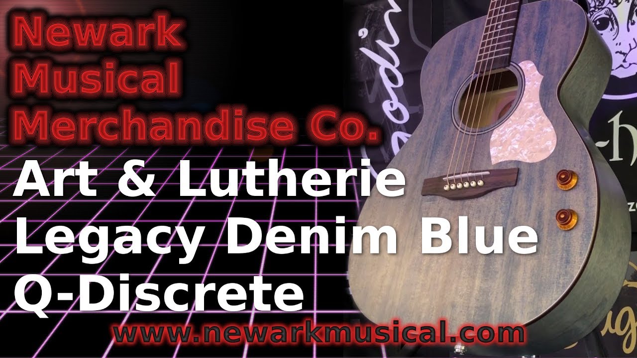 Art & Lutherie Legacy Denim Blue Q-Discrete Acoustic Electric