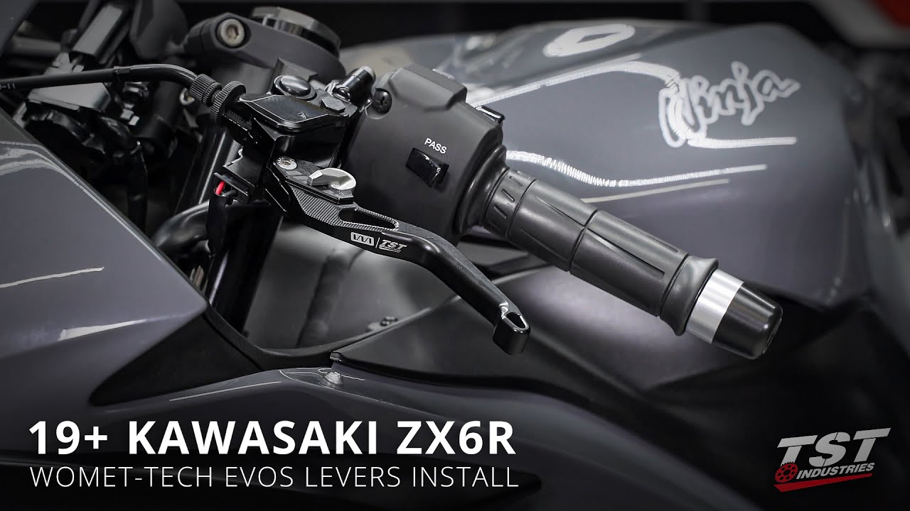 How to install Womet-Tech EVOS Shorty Levers on a 2019+ Kawasaki