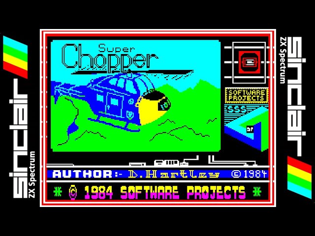 SUPER CHOPPER -=Classic Gaming=- Walkthrough, ZX Spectrum - YouTube
