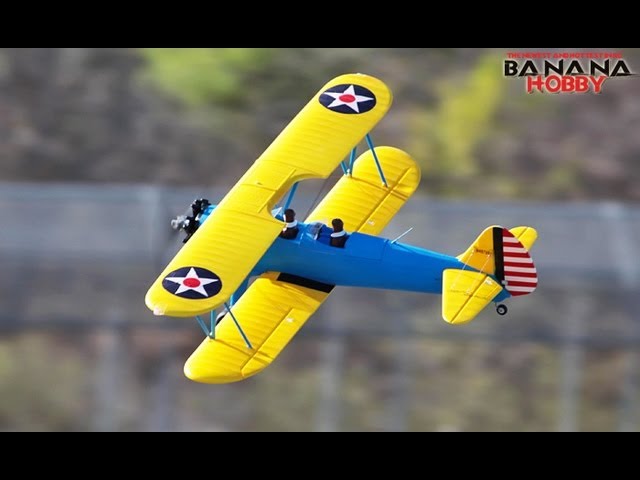 Stearman PT-17 RC Flight Review in HD! - YouTube