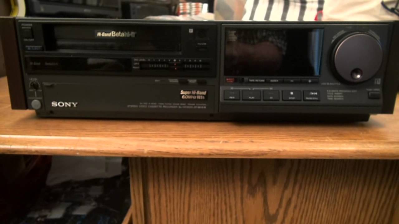 Japanese Sony SL-HF3000 Betamax Unboxing Video - June 12, 2014