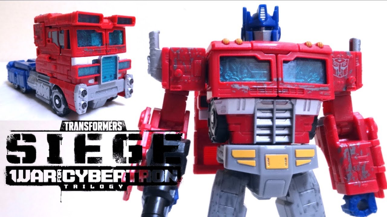 Transformers WFC Siege 】SG-06 Optimus Prime wotafa's review - YouTube